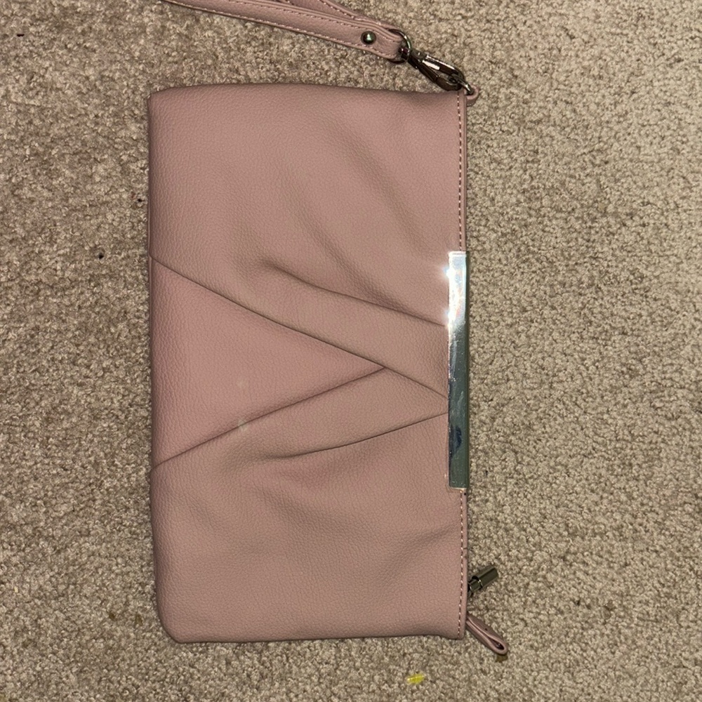 Light pink clutch purse
